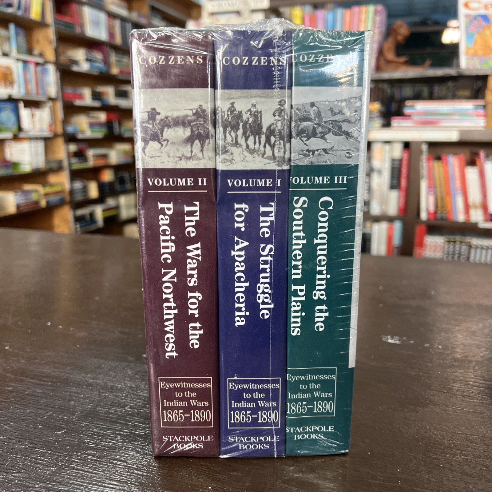 EYEWITNESSES to the INDIAN WARS – Peter Cozzens – VOL 1-3 – HCDJ rd30