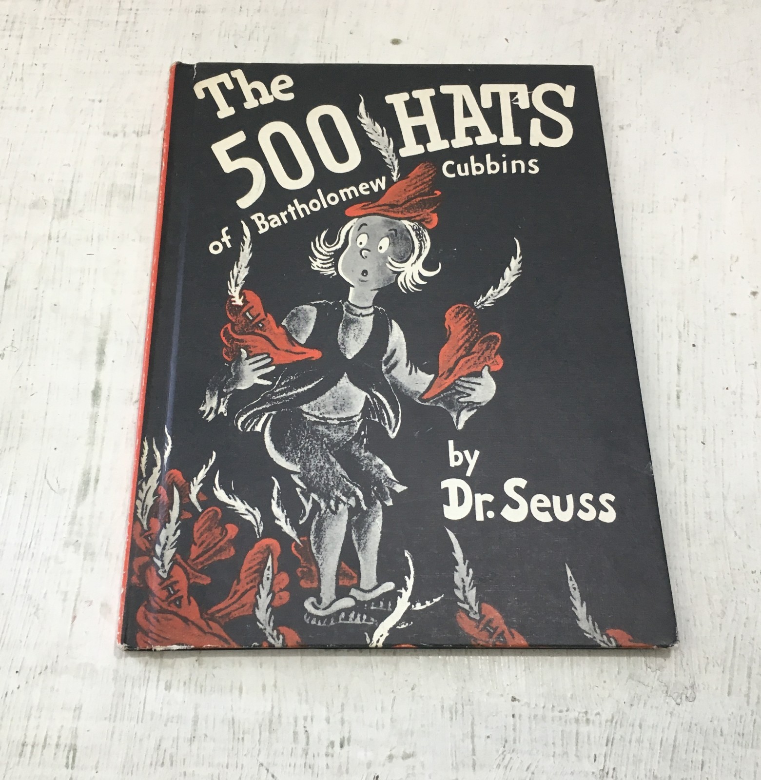 THE 500 HATS OF BARTHOLOMEW CUBBINS by Dr SEUSS 1938 Book Club Edition HARDCOVER