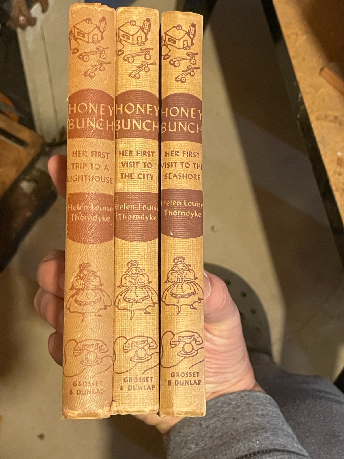 Lot Of 3 Honey Bunch Helen Louise Thorndyke HC Books
