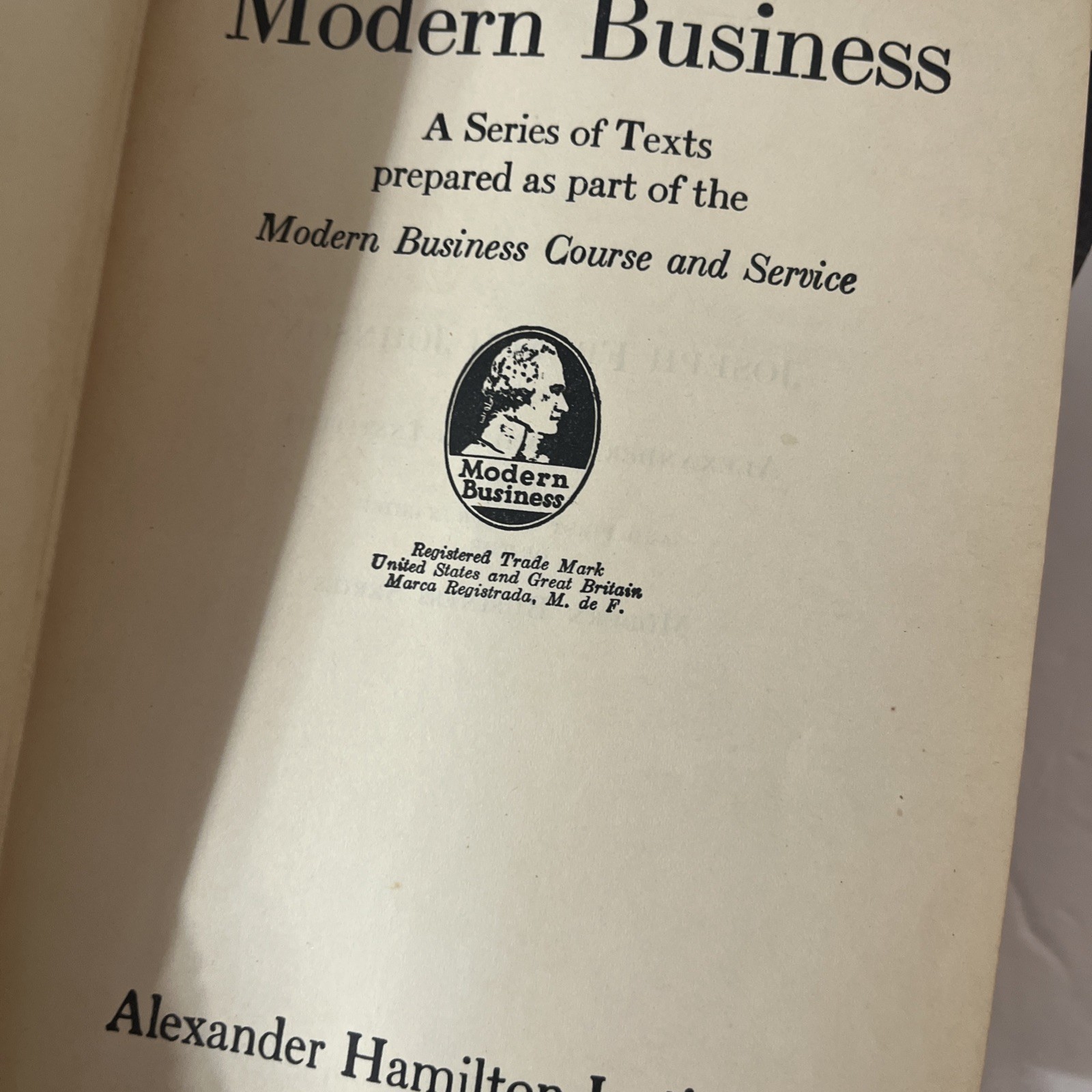 Alexander Hamilton Institute Modern Business Book Lot Of 10 1930-31 Edition