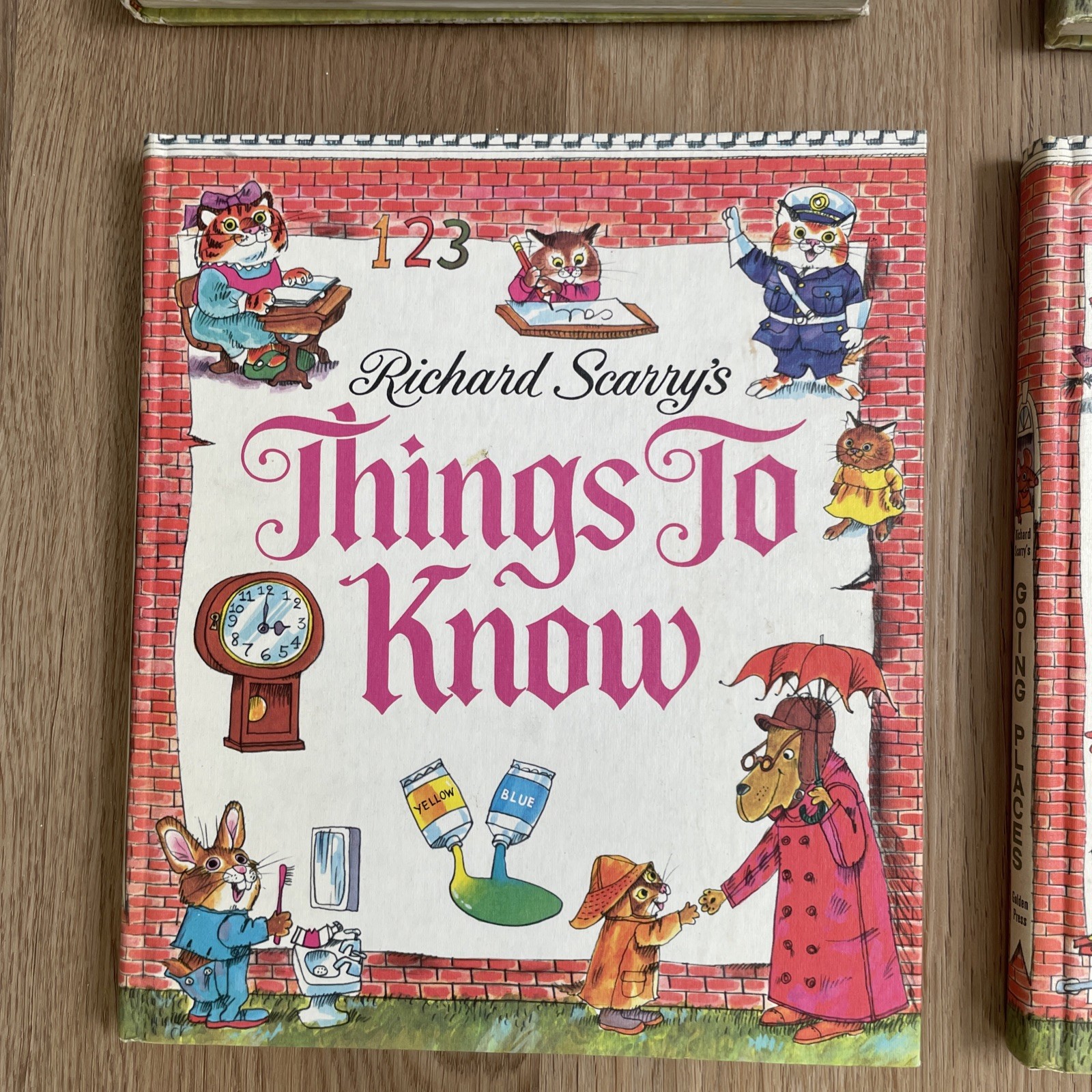 RARE 1971 Richard Scarry’s Look and Learn Library FULL SET IN ORIGINAL BOX