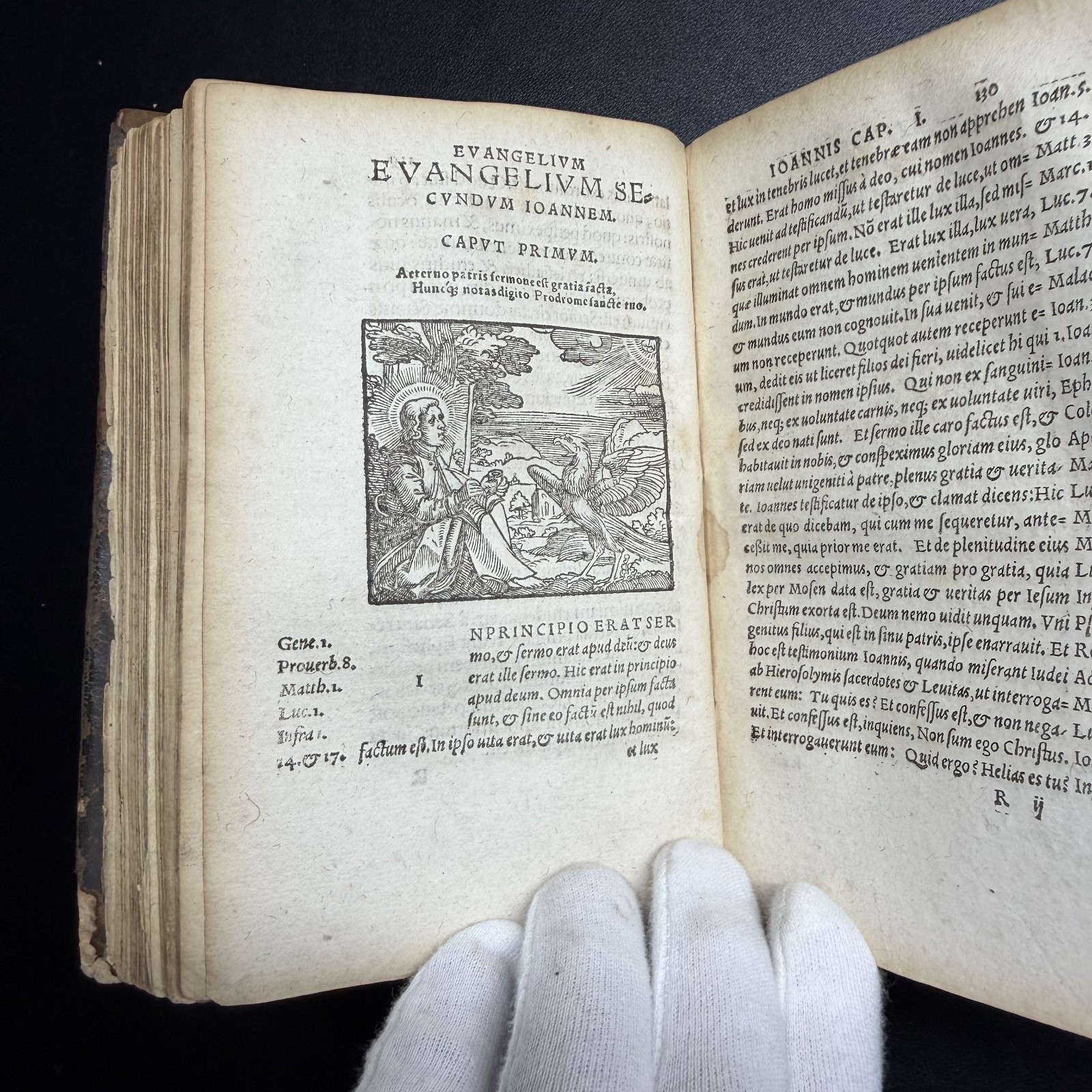 1567 ?? Erasmus Novi Testamenti, Latin NT, 100+ Woodcuts, Rihel