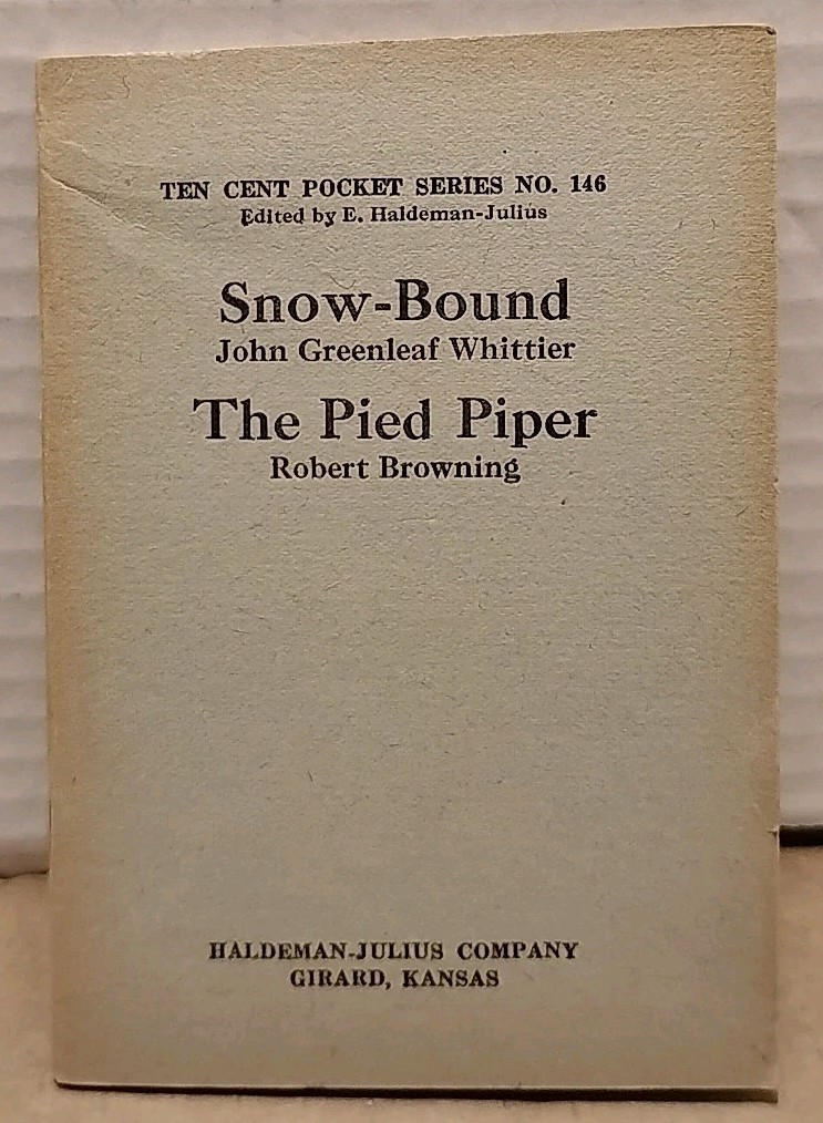 Pied Piper by R. Browning & Snow-Bound by J.G. Whittier – Ten Cent Pocket Series