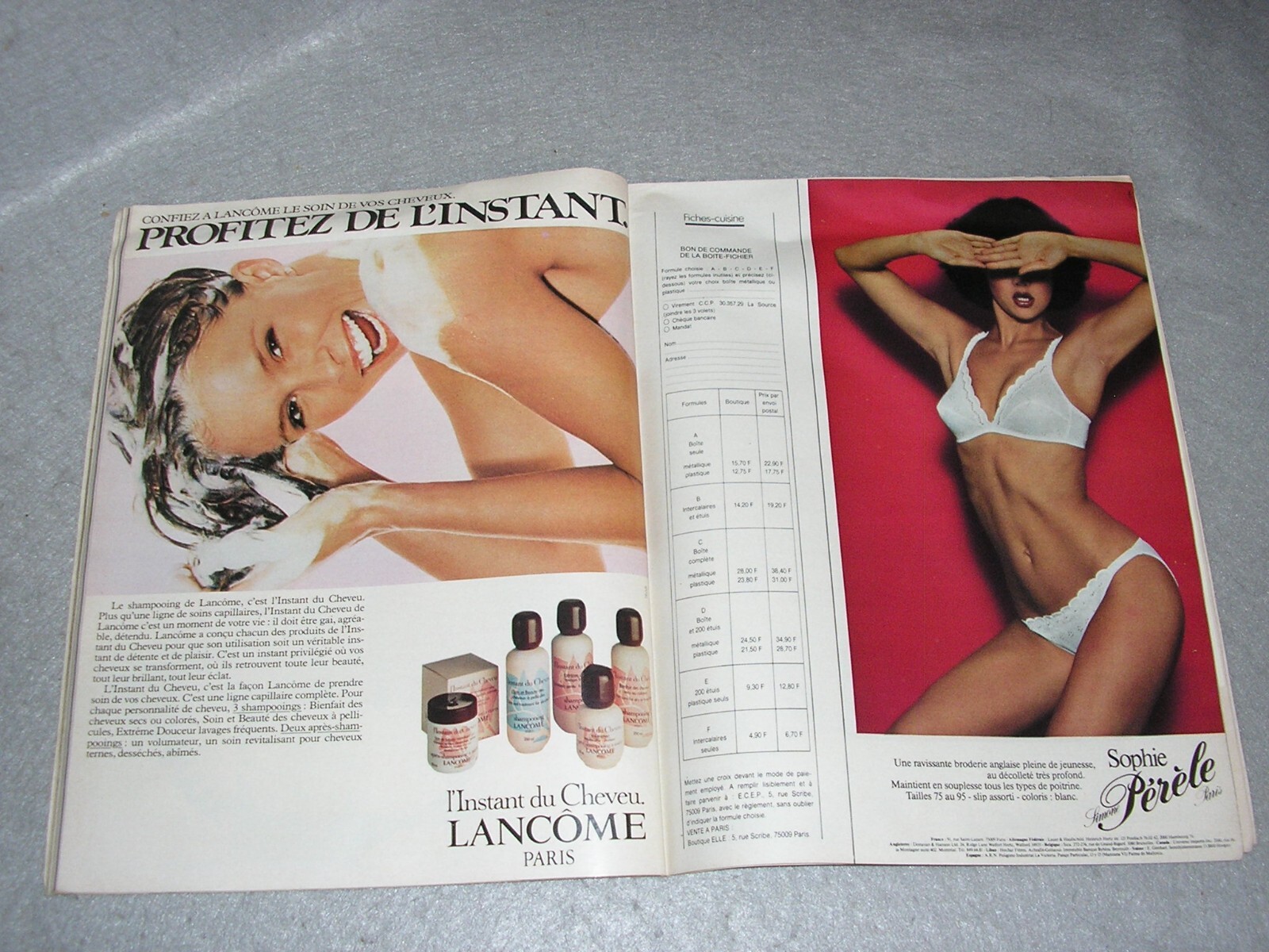 Vintage Women’s Fashion Book ELLE French Magazine Haute Couture September 1978