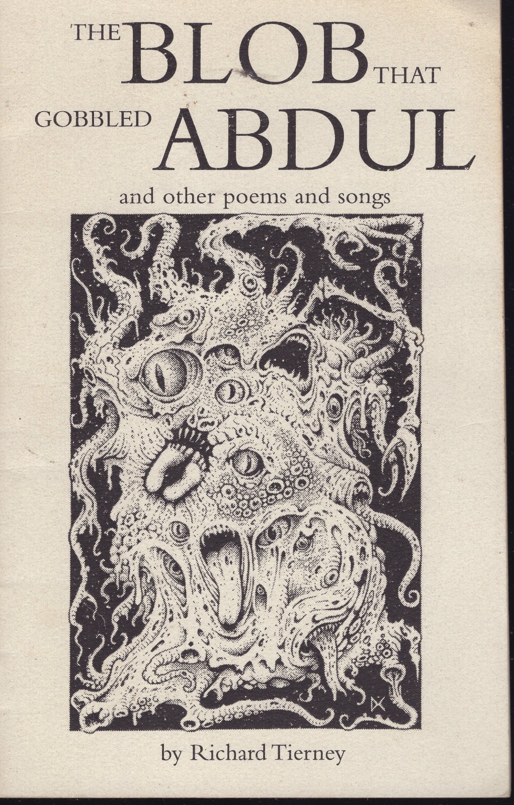 The Blob that Gobbled Abdul Richard Tierney Sidecar Chap Necronomicon Inscribed