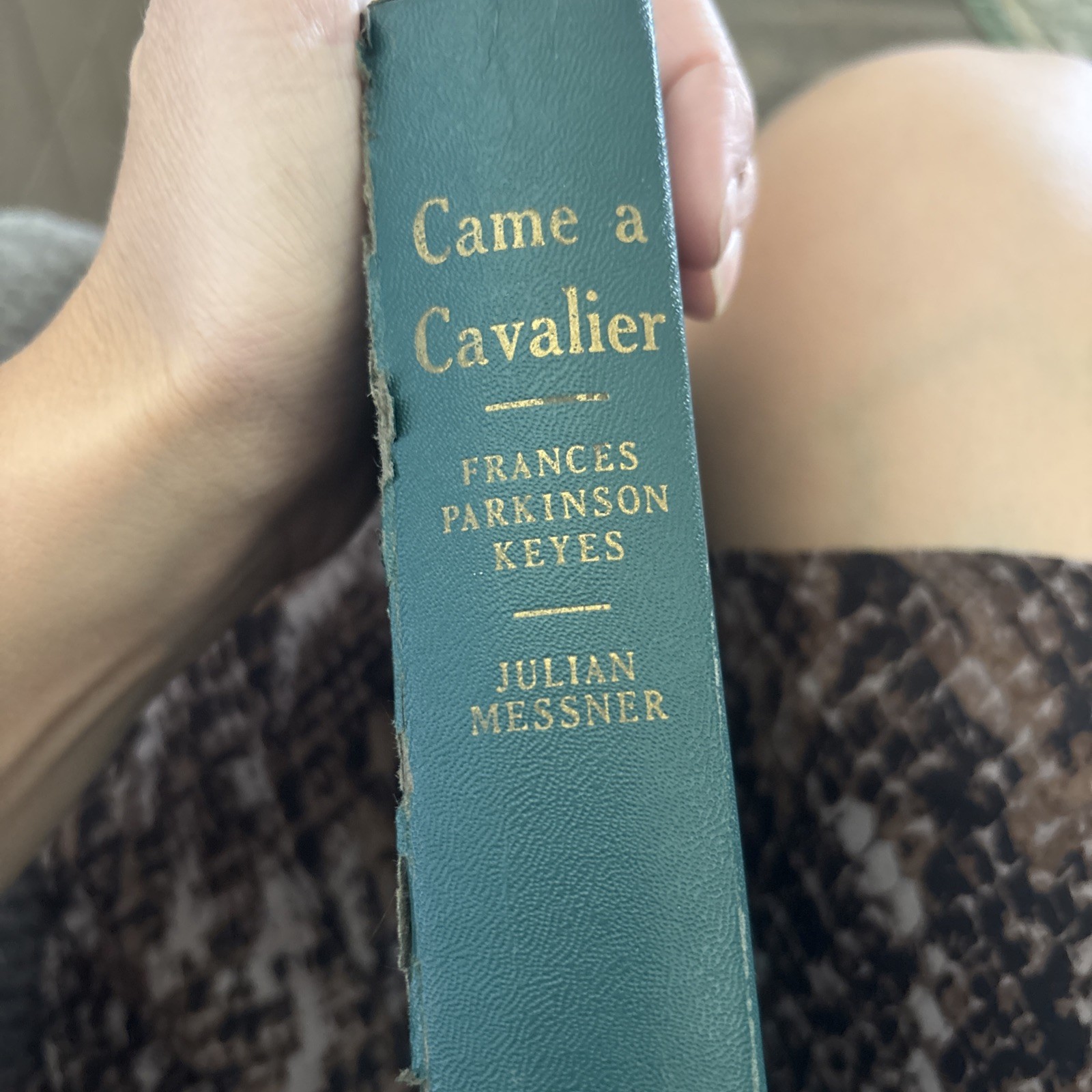 Vintage | Came a Cavalier by Frances Parkinson Keyes 1947 | Book club edition
