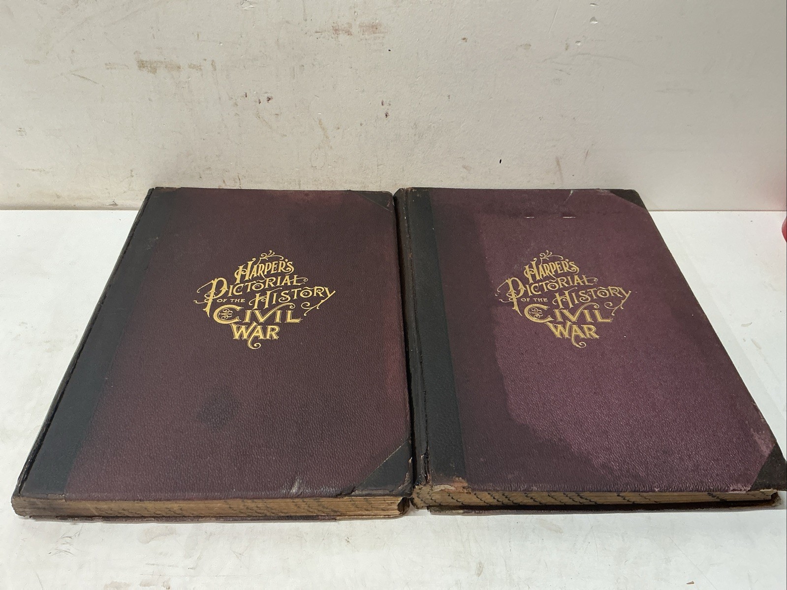 1894 Vol. 1&2 Harper’s Pictorial History Civil War McDonnell Bros Illustrated