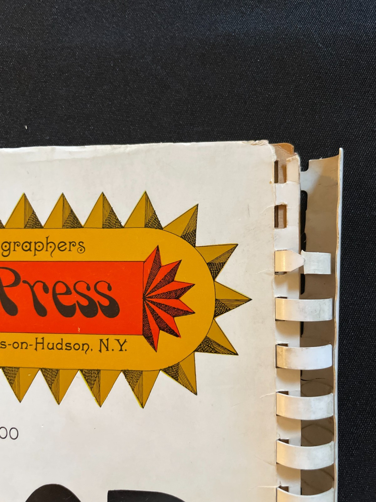 „Wood: Morgan Press“ Wood Type Catalogue 1964 Vintage Graphic Arts