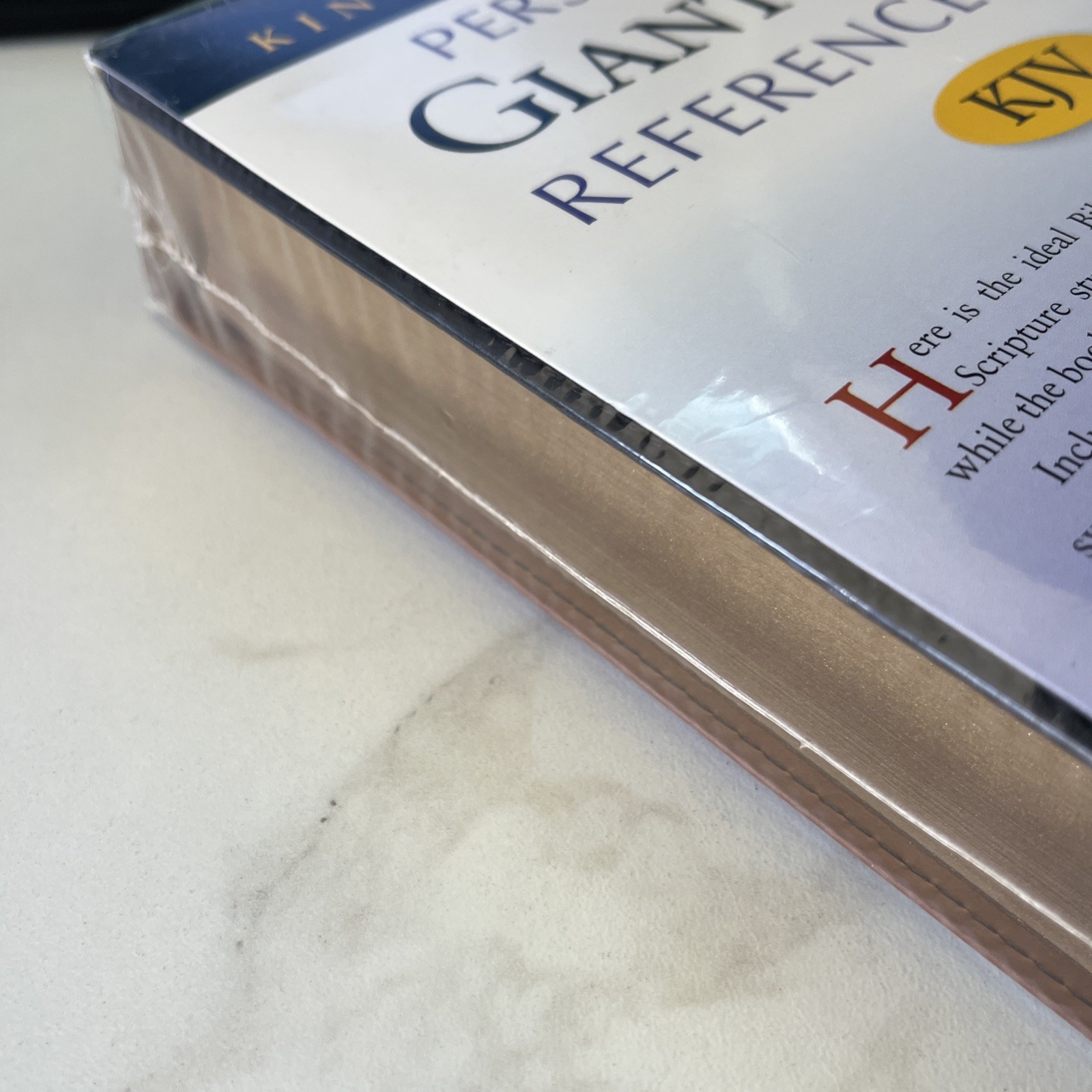 Personal Size Giant Print Reference Bible-KJV by Hendrickson