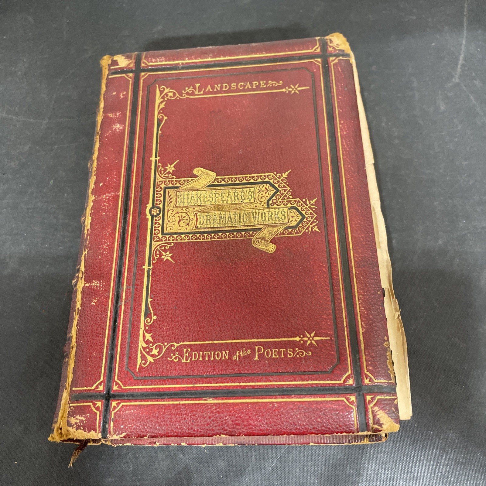 Antique The Dramatic Works of William Shakespeare w/Copious Glossarial Notes