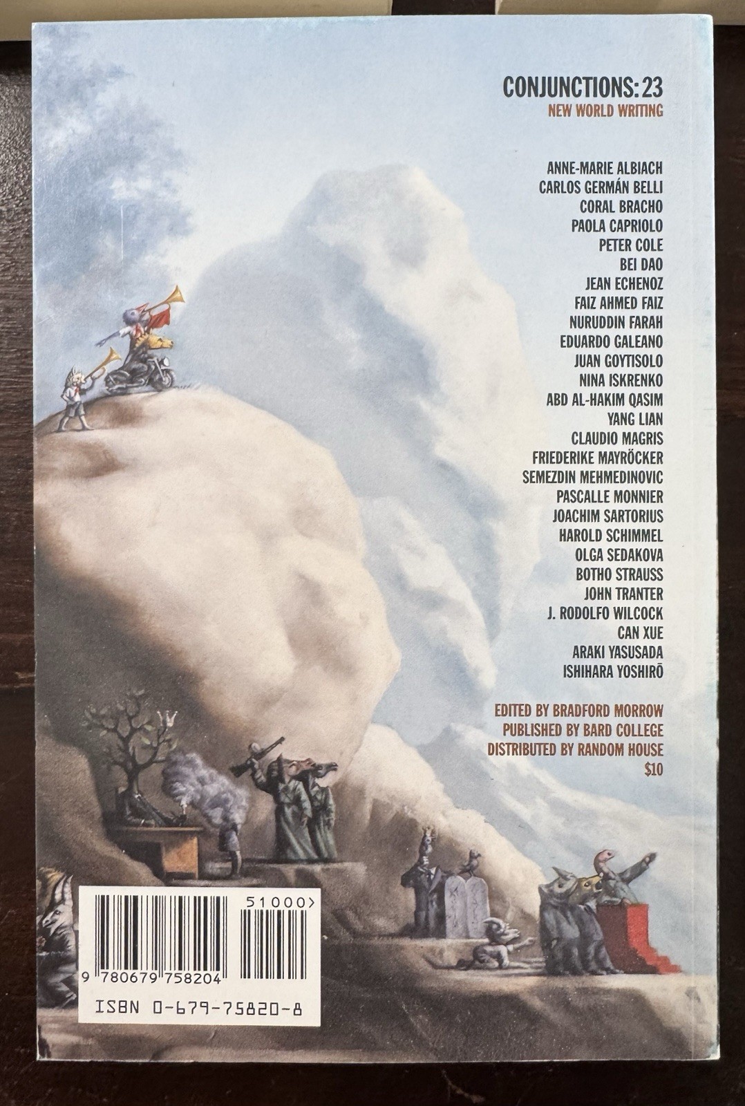 Conjunctions # 20, 21, 22, 23, 24 Five Issue Lot Experimental Lit-Clean Set