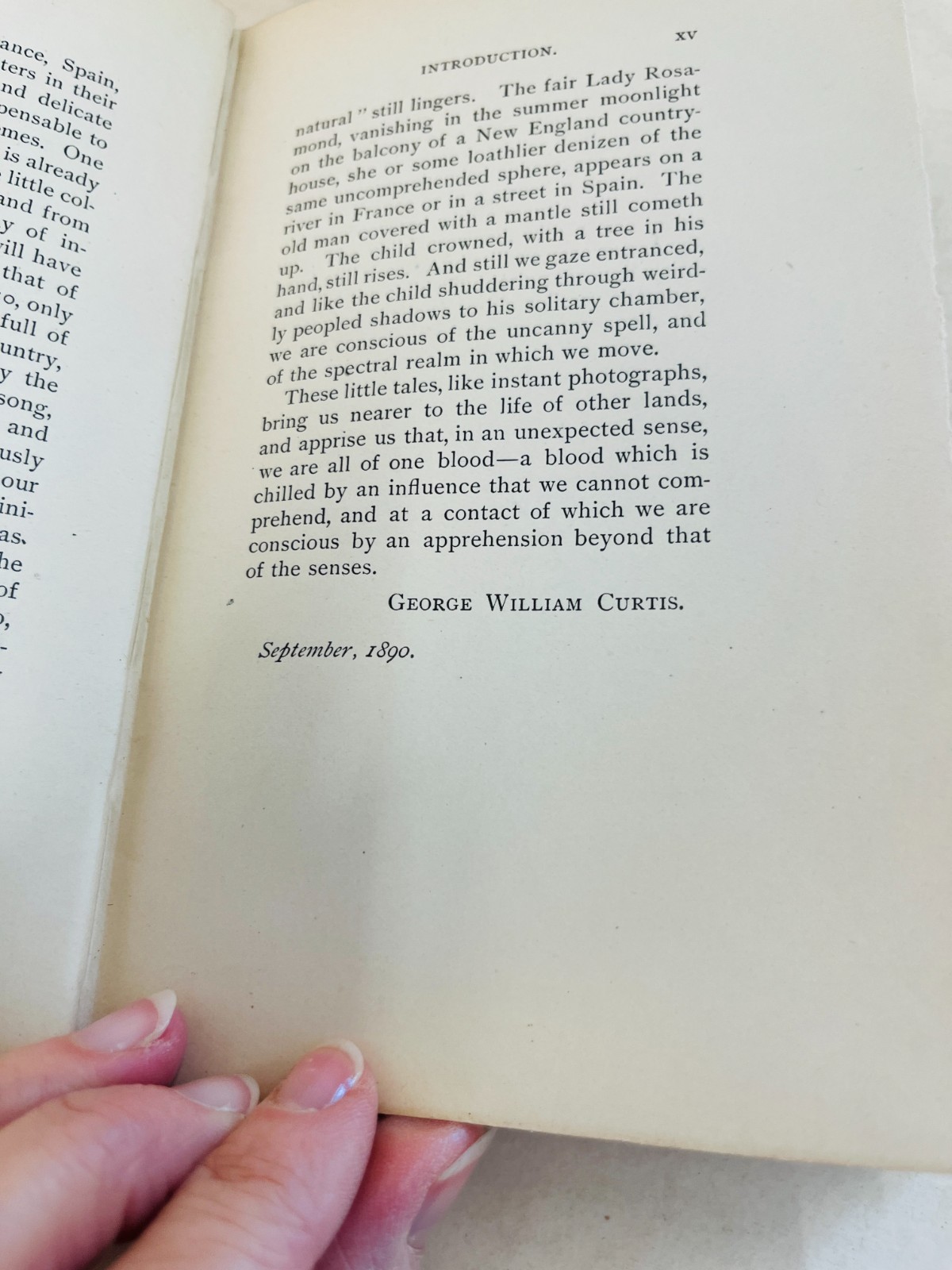Modern Ghosts, Various Authors / G. W. Curtis, 1890, Harper & Brothers