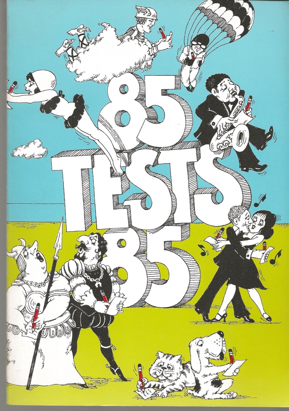 85 TESTS 85 CHILTON BOOK COMPANY 1982 1ST PRINTING PAPERBACK PUZZLES AND QUIZZES
