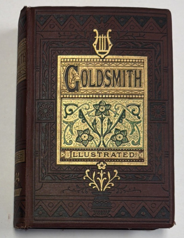 The Poetical Works of Goldsmith, Smollett, Johnson & Shenstone circa 1880s HC