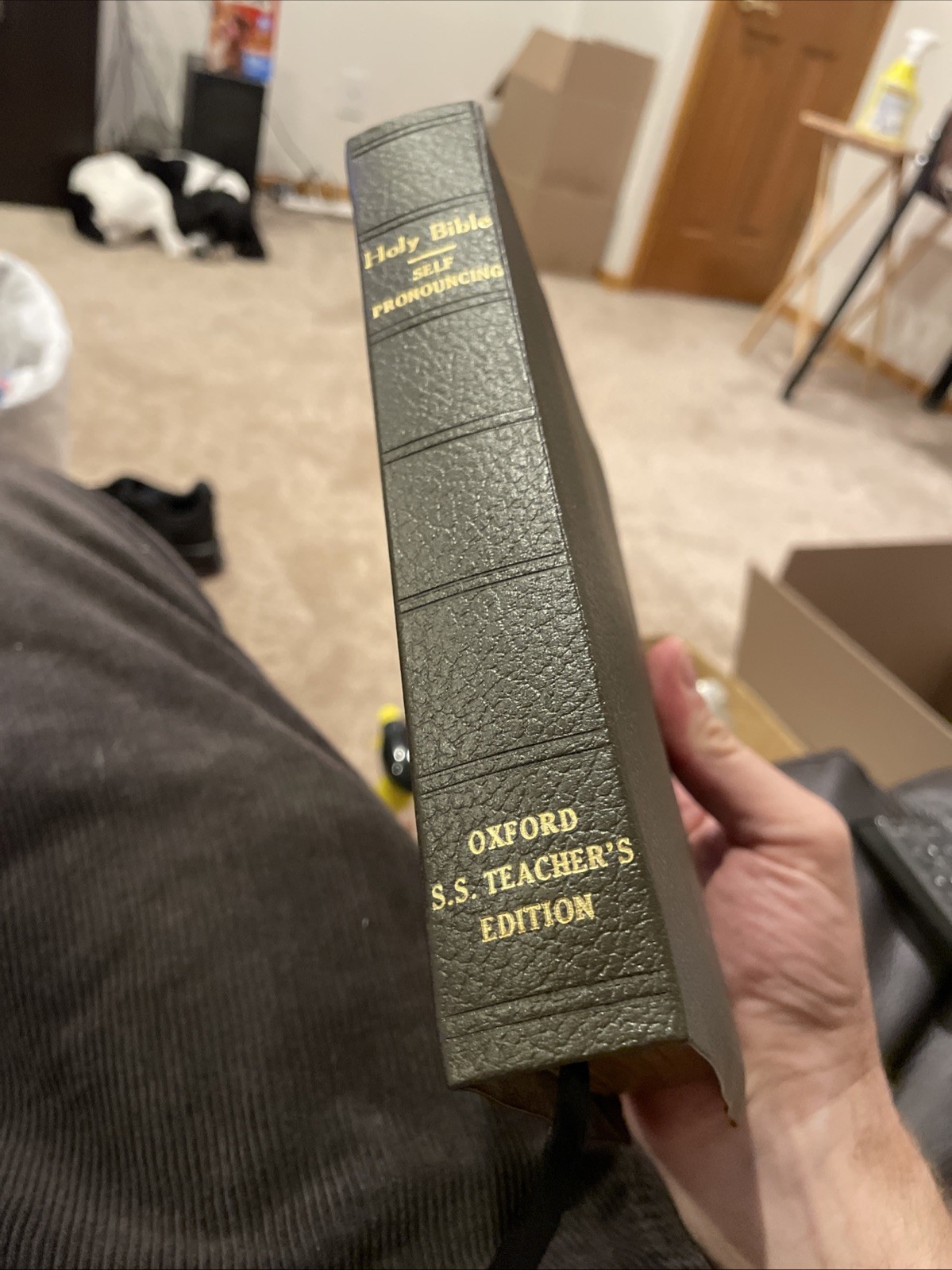 Holy Bible Cyclopedic Concordance Oxford SS Teacher’s Edition #0833x **MODIFIED*