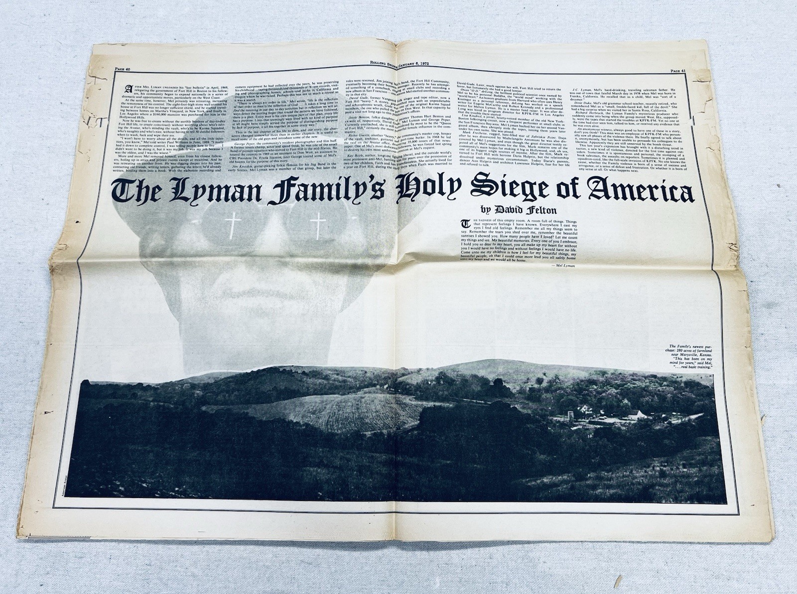 Rolling Stone Issue 99 Jan 1972 Cat Stevens Bob Dylan Lyman Family Cult