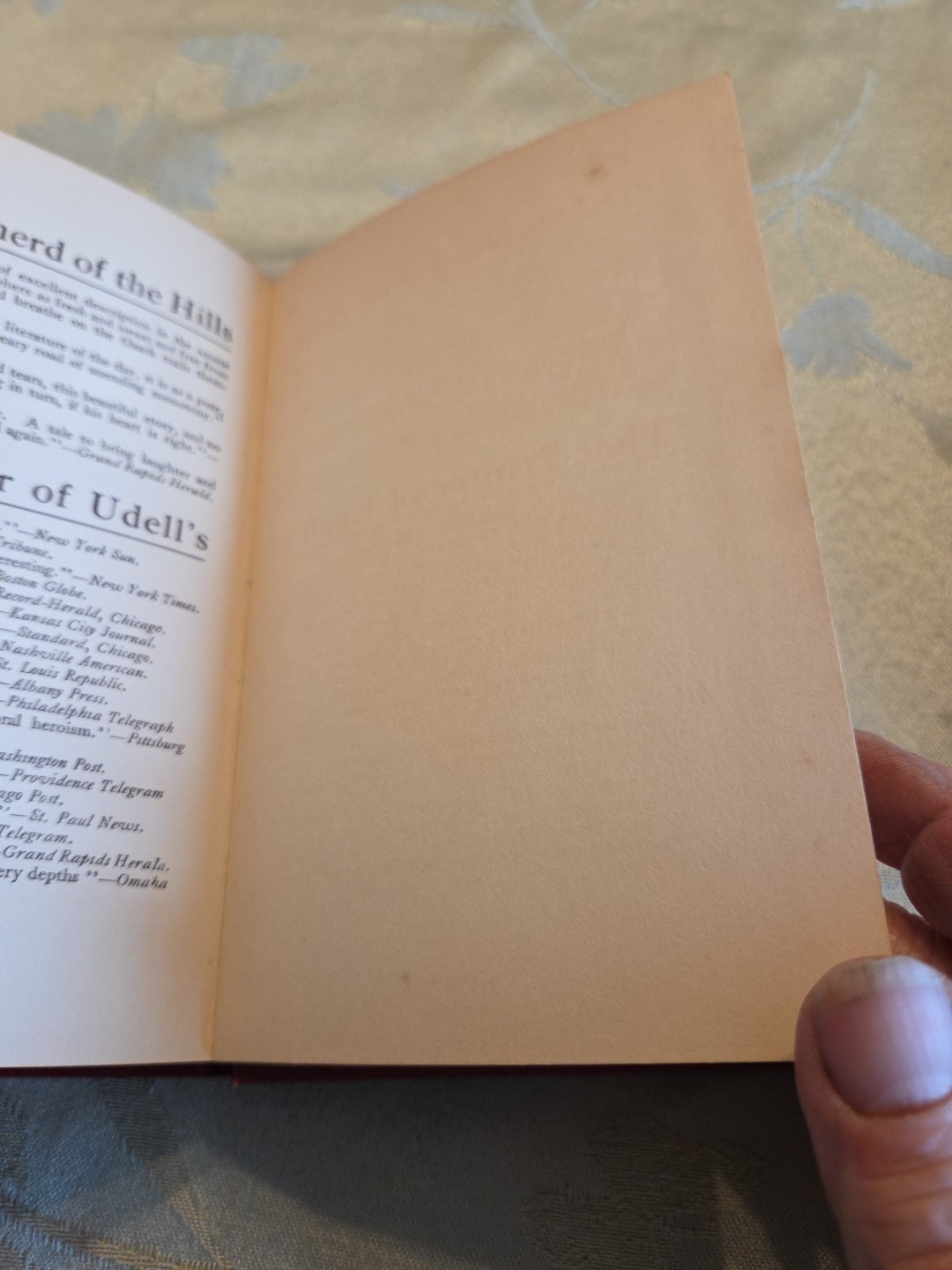 The Uncrowned King Harold Bell Wright, 1st Ed. 1910