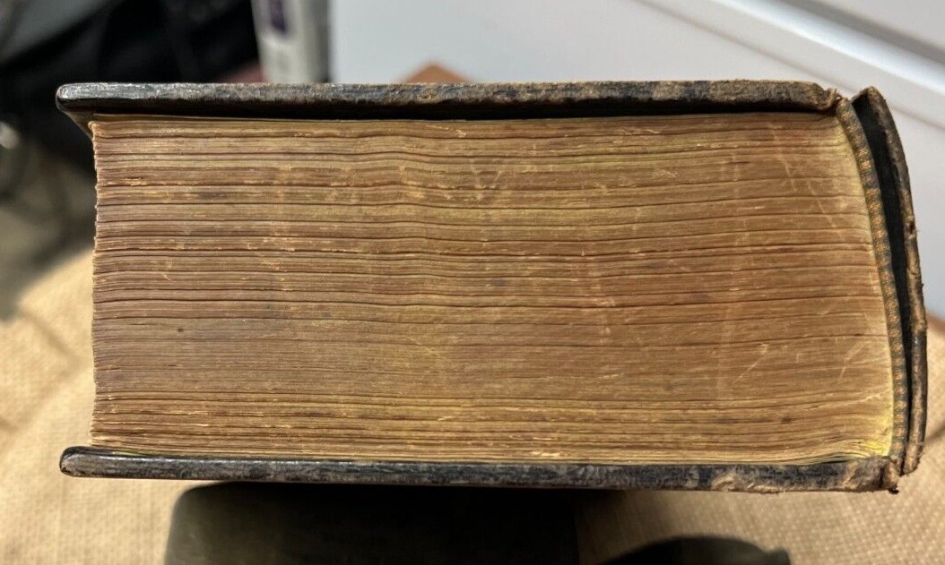 1847 Antique German Bible, P- Philipp Reclam, Translated by Dr. Martin Luther 