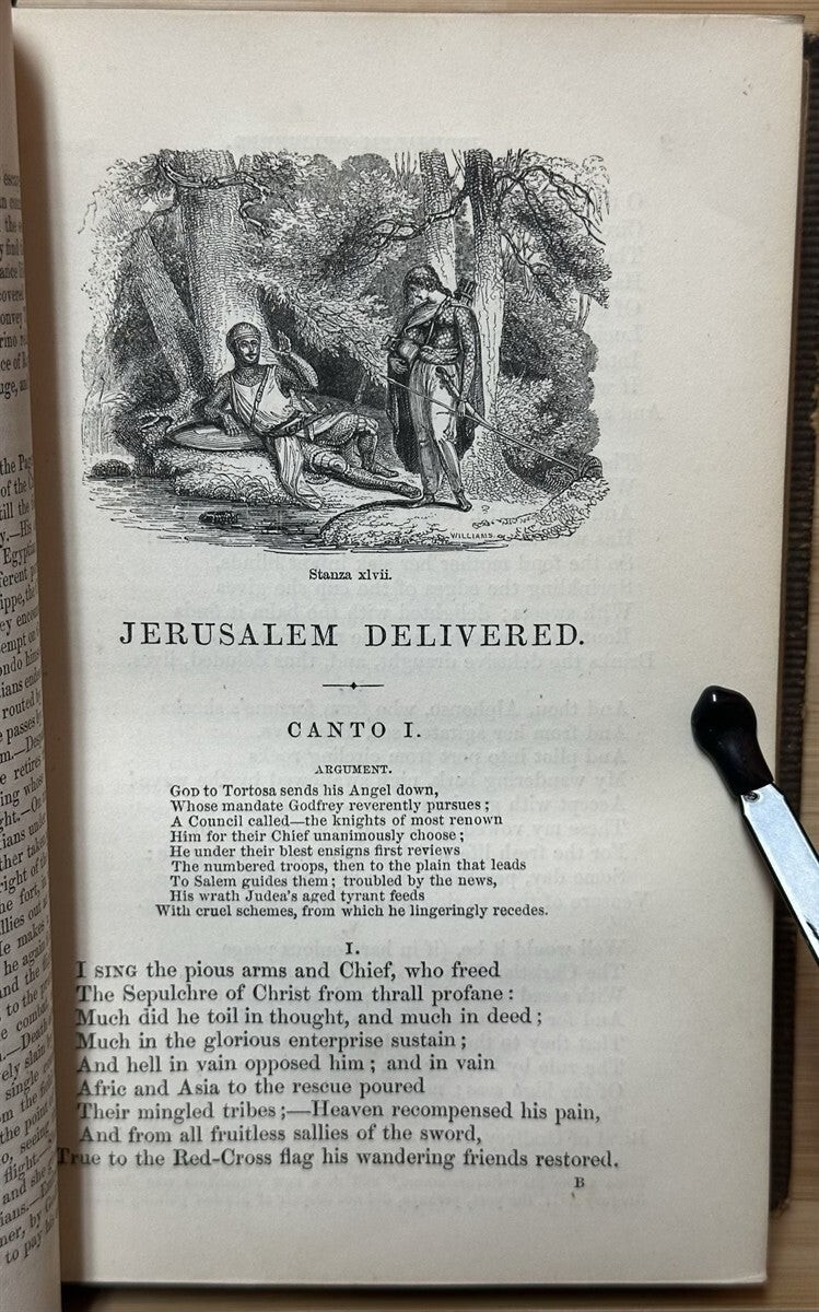 Jeremiah Holmes Wiffen / JERUSALEM DELIVERED OF TORQUATO TASSO TRANSLATED INTO