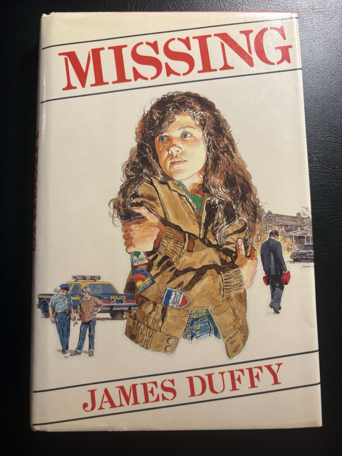 Missing James Duffy 1988 First Printing HC DJ Kidnapping YA Fiction Runaway