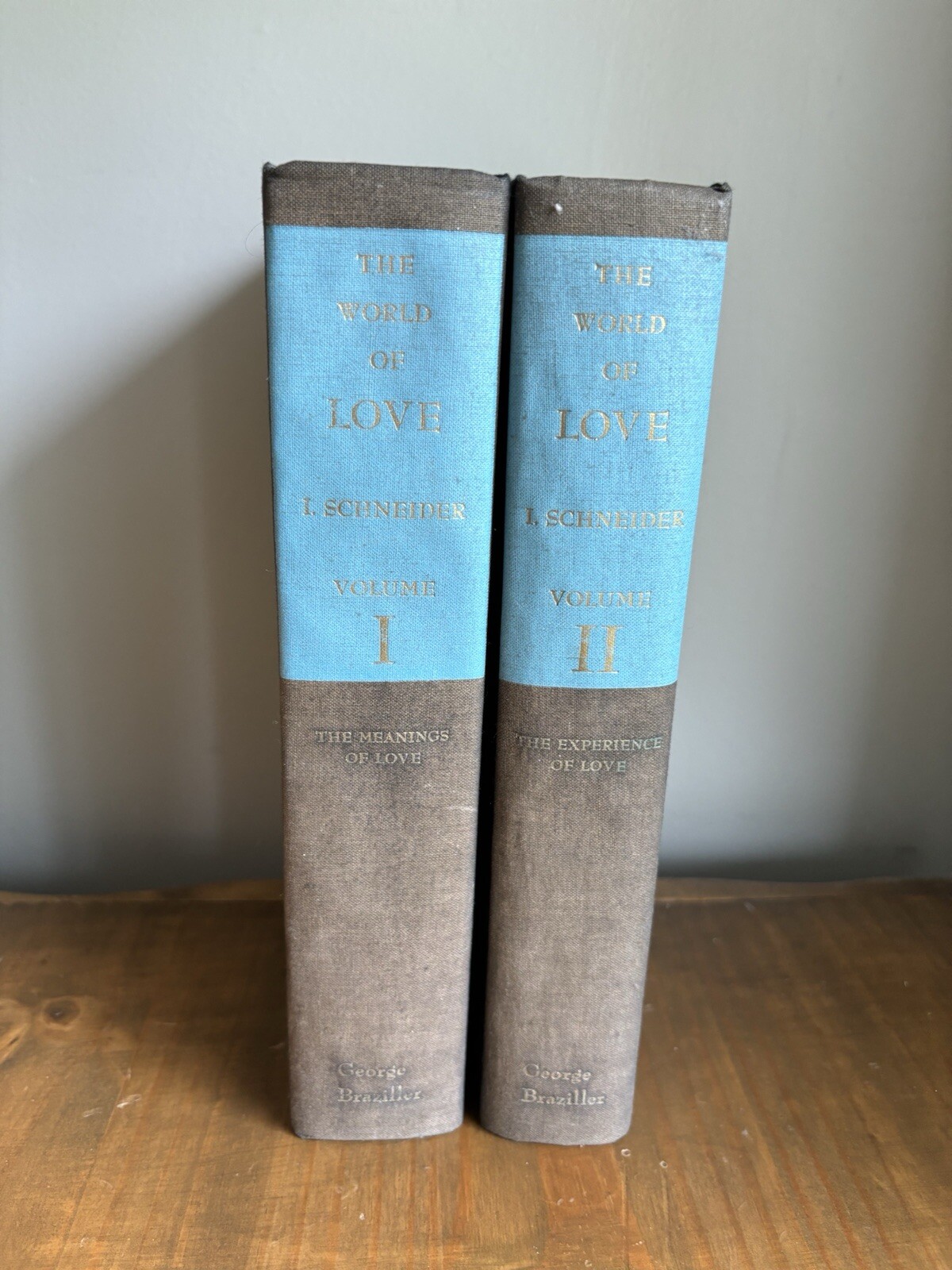 The World of Love Edited by Isidor Schneider-Volume I & Volume II Set- 1964