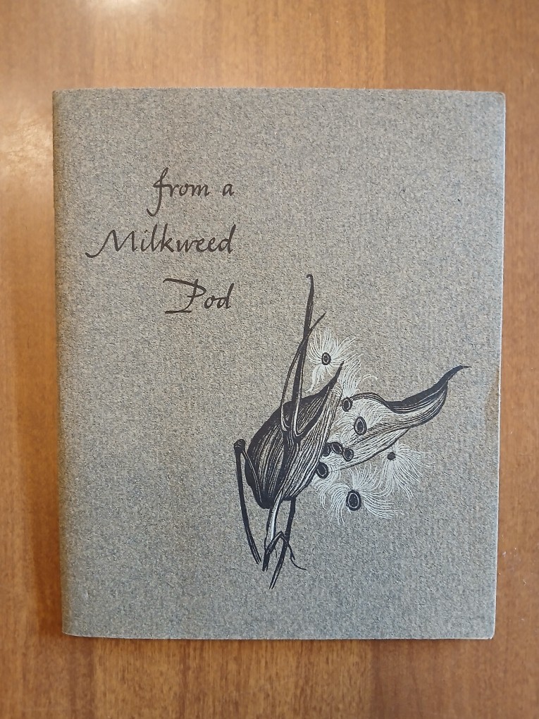 „From a Milkweed Pod“ 1954 Robert Frost poem Henry Holt & Co 1st edition