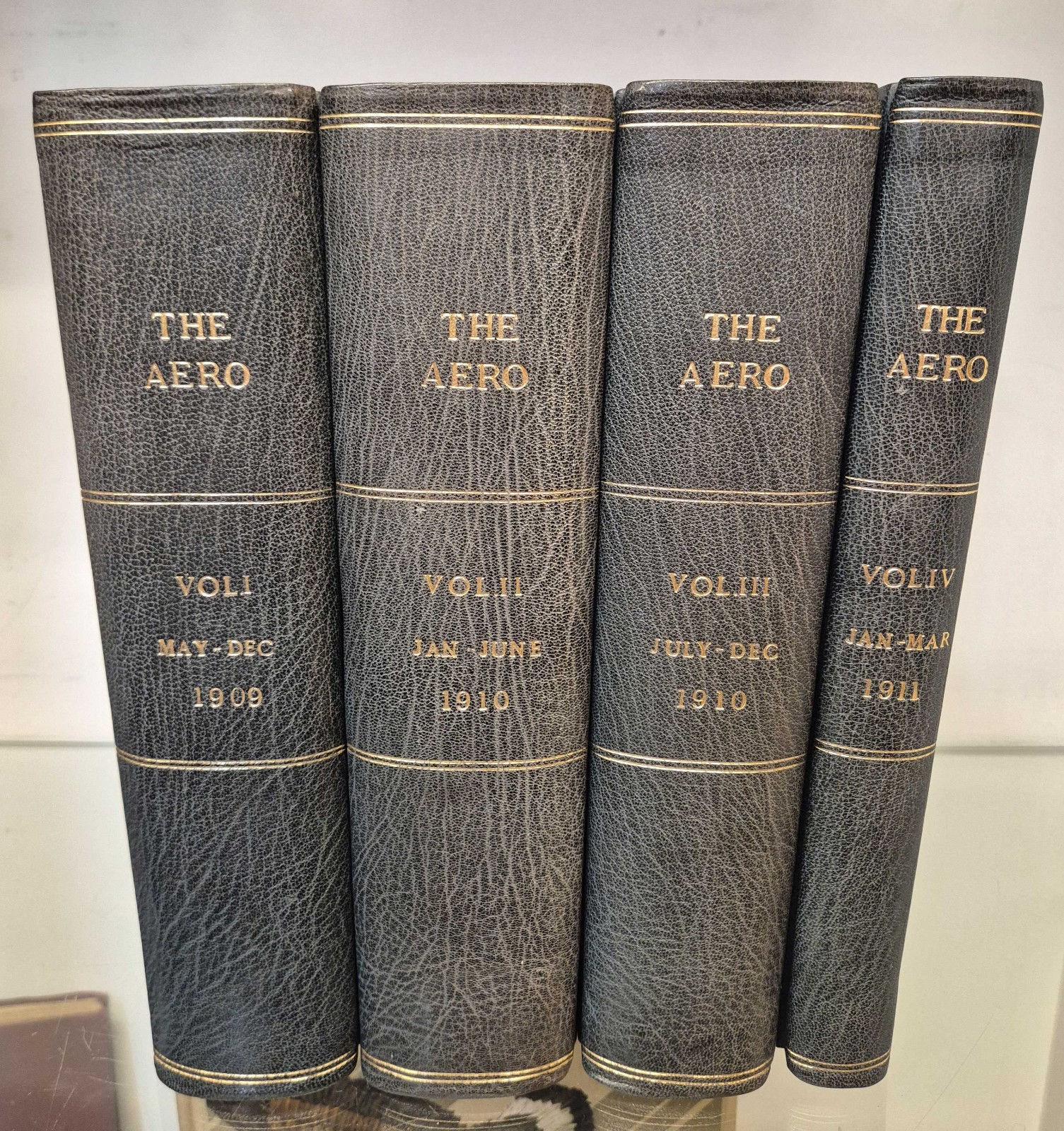The Aero Volumes I–IV 1909- 1911 Complete Charles G. Grey Bound Magazine Flight