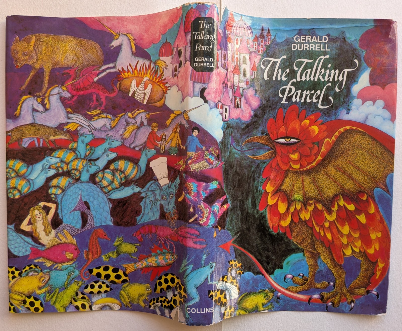 1974 The Talking Parcel Gerald Durrell 1st Edition 1st Imp VGC DJ