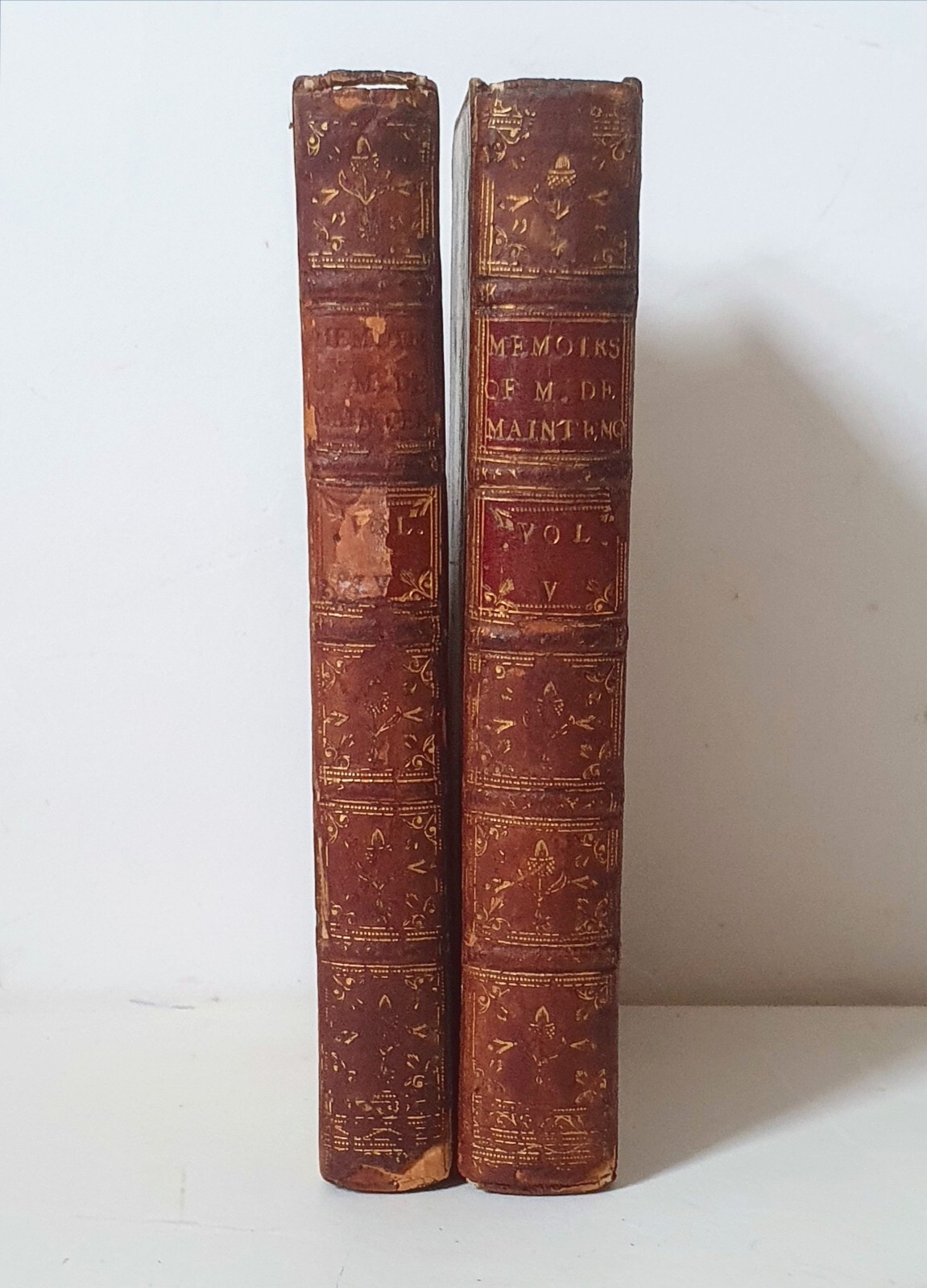 1757 Memoirs For the History of Madame De Maintenon, Vol. 4, 5, First Edition