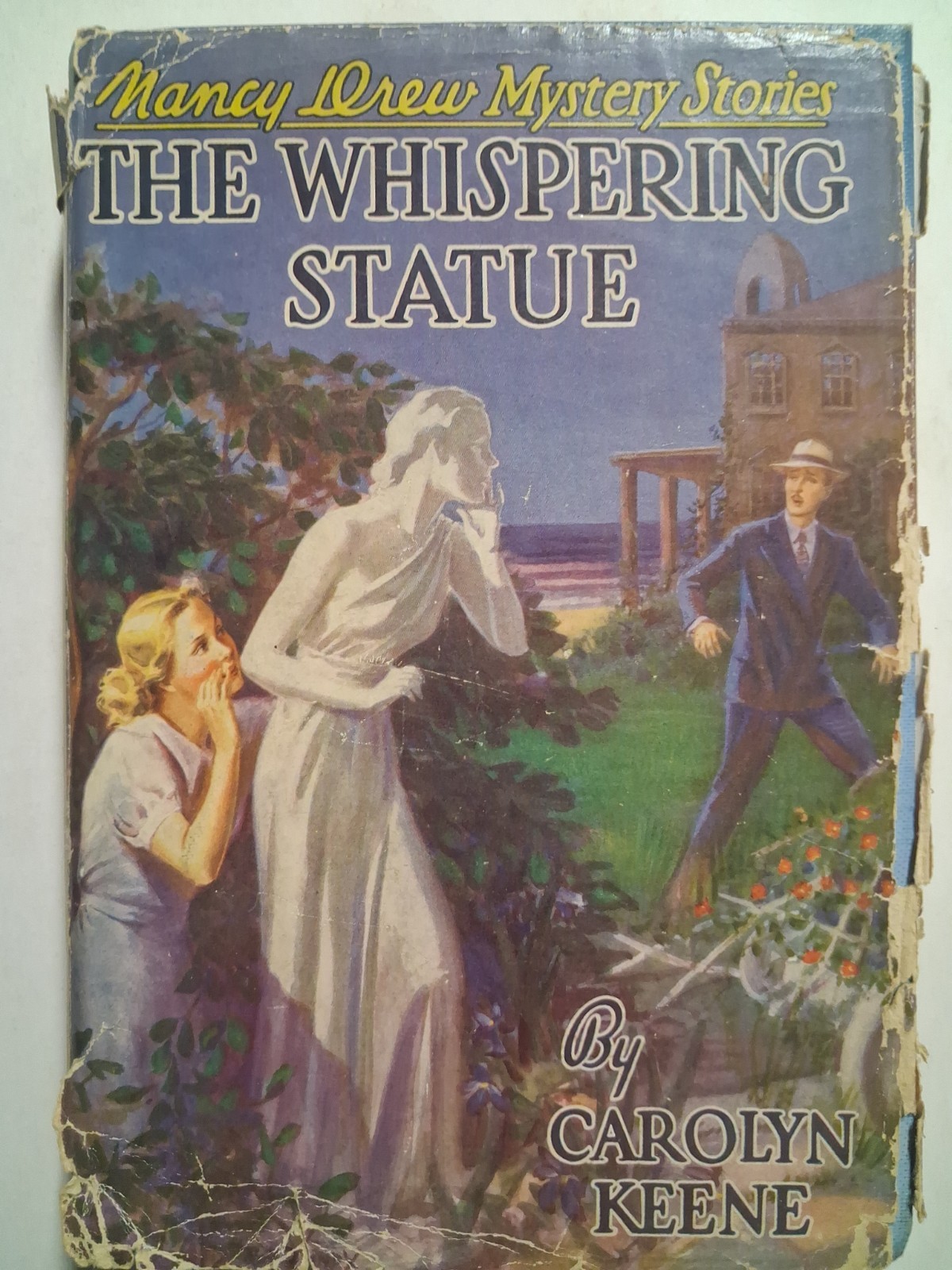 1937 THE WHISPERING STATUE NANCY DREW MYSTERY SERIES Carolyn Keene VINTAGE