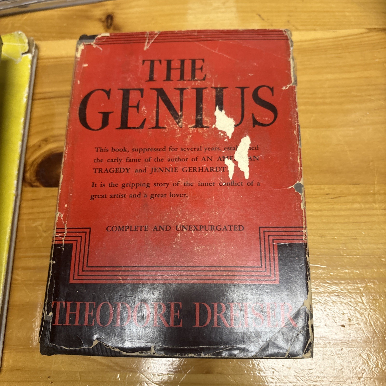 The Genius by Theodore Dreiser (1923, Hardcover) Vintage with RARE DJ – HC