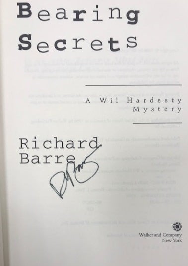 Richard Barre / Bearing Secrets Signed 1st Edition 1996