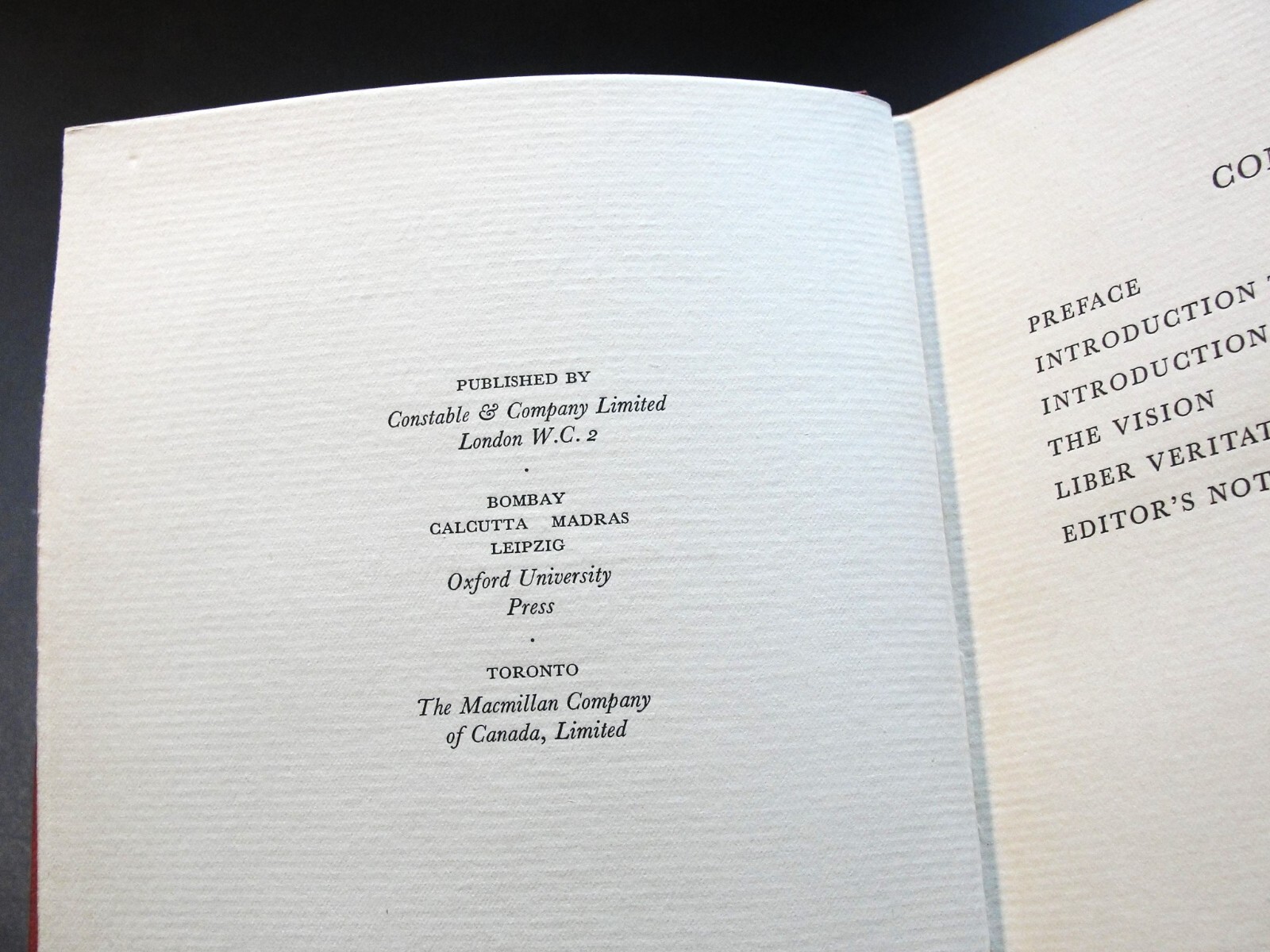 The Vision and Liber Veritatis by William Beckford -1st Edition, 1930 Book.