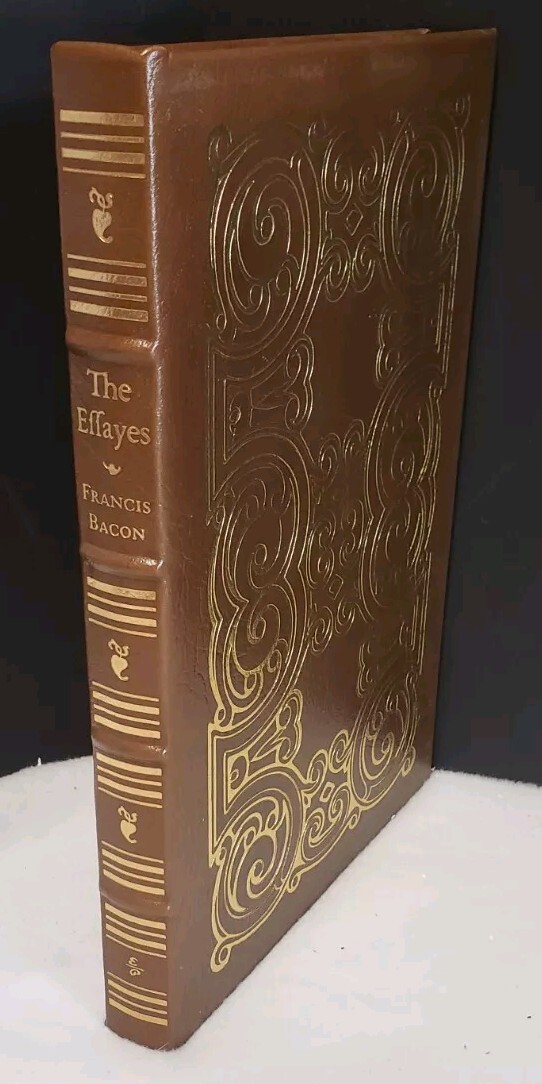 Easton Press THE EFFAYES Francis Bacon 1980 Leather Bound  Like New