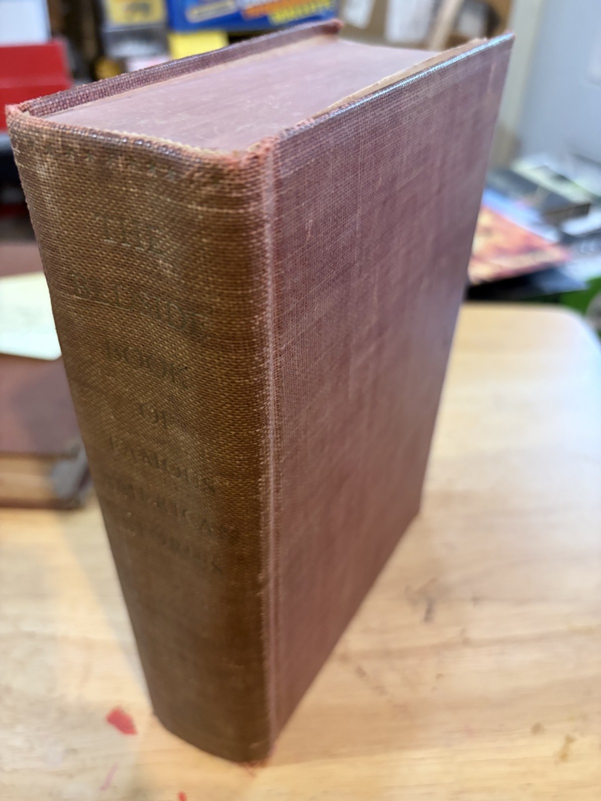 The Bedside Book Of Famous American Stories Hardcover 1936 Vintage / Antique old