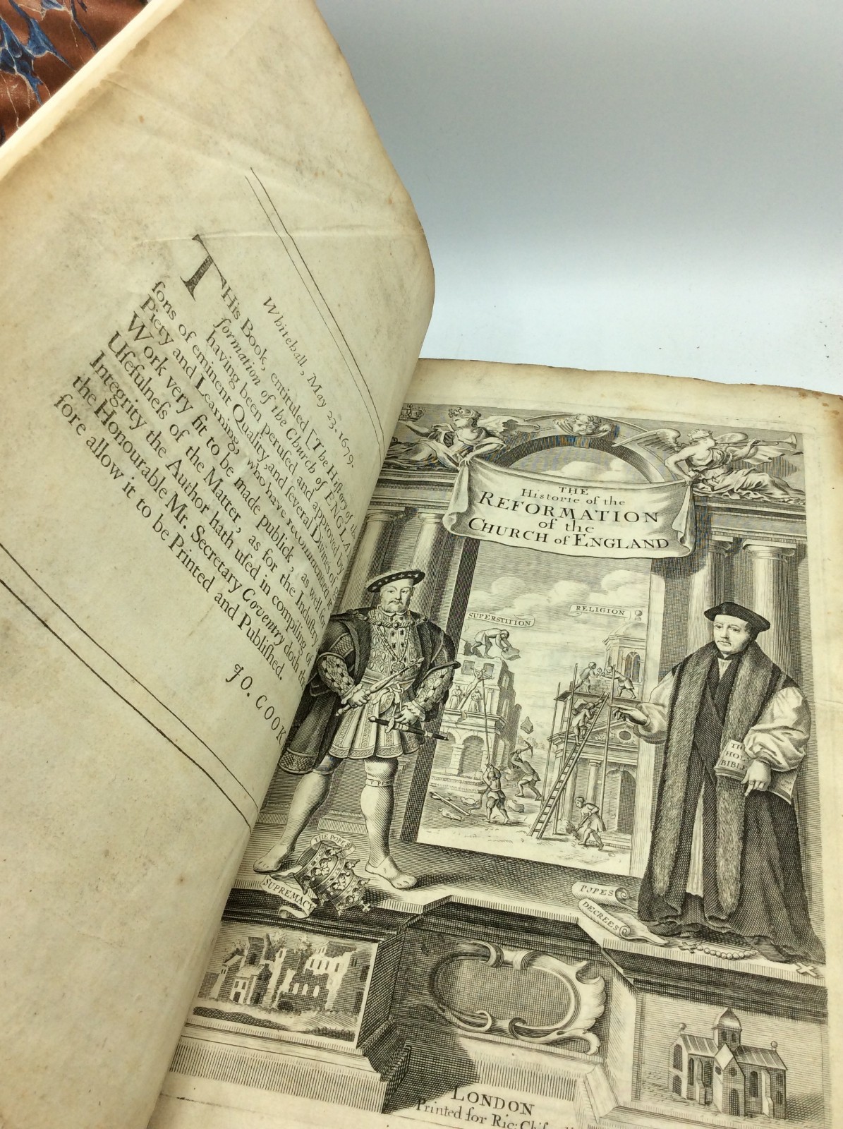 HISTORY OF THE REFORMATION OF CHURCH OF ENGLAND – Gilbert Burnet – 1715 – 2 vol