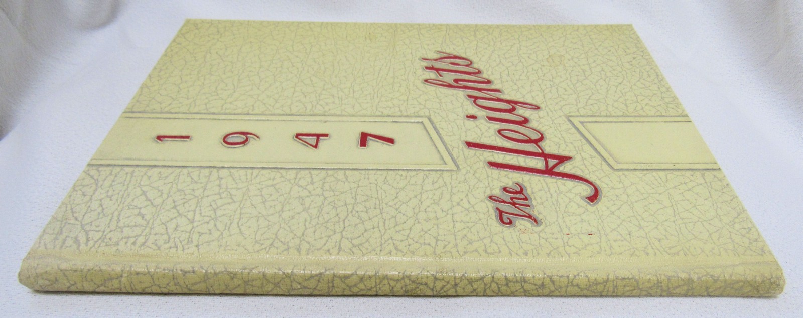 1947 The Heights Arlington Heights Illinois High School Yearbook Book