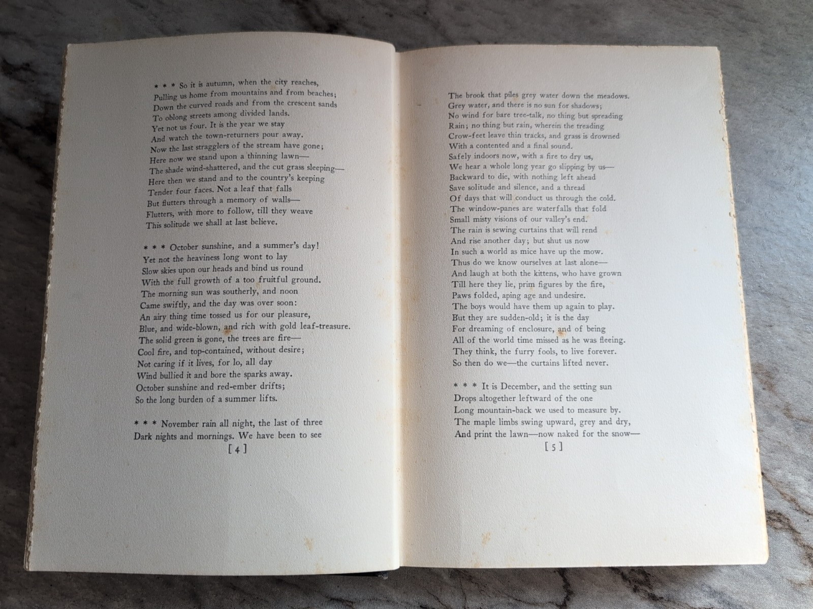 Mark VAN DOREN / A Winter Diary and Other Poems HB 1st Edition 1935