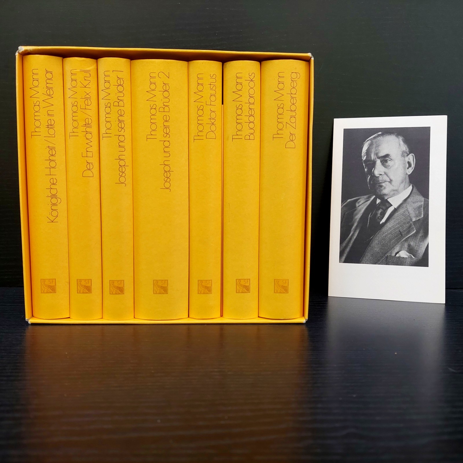 Thomas Mann Works in 7 Volumes S. Fischer 1986 Very Good!