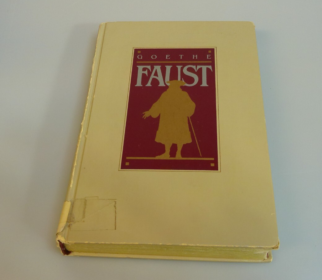 Faust Johann Goethe Hardcover Grolier Great Classics Ex-Library Vintage