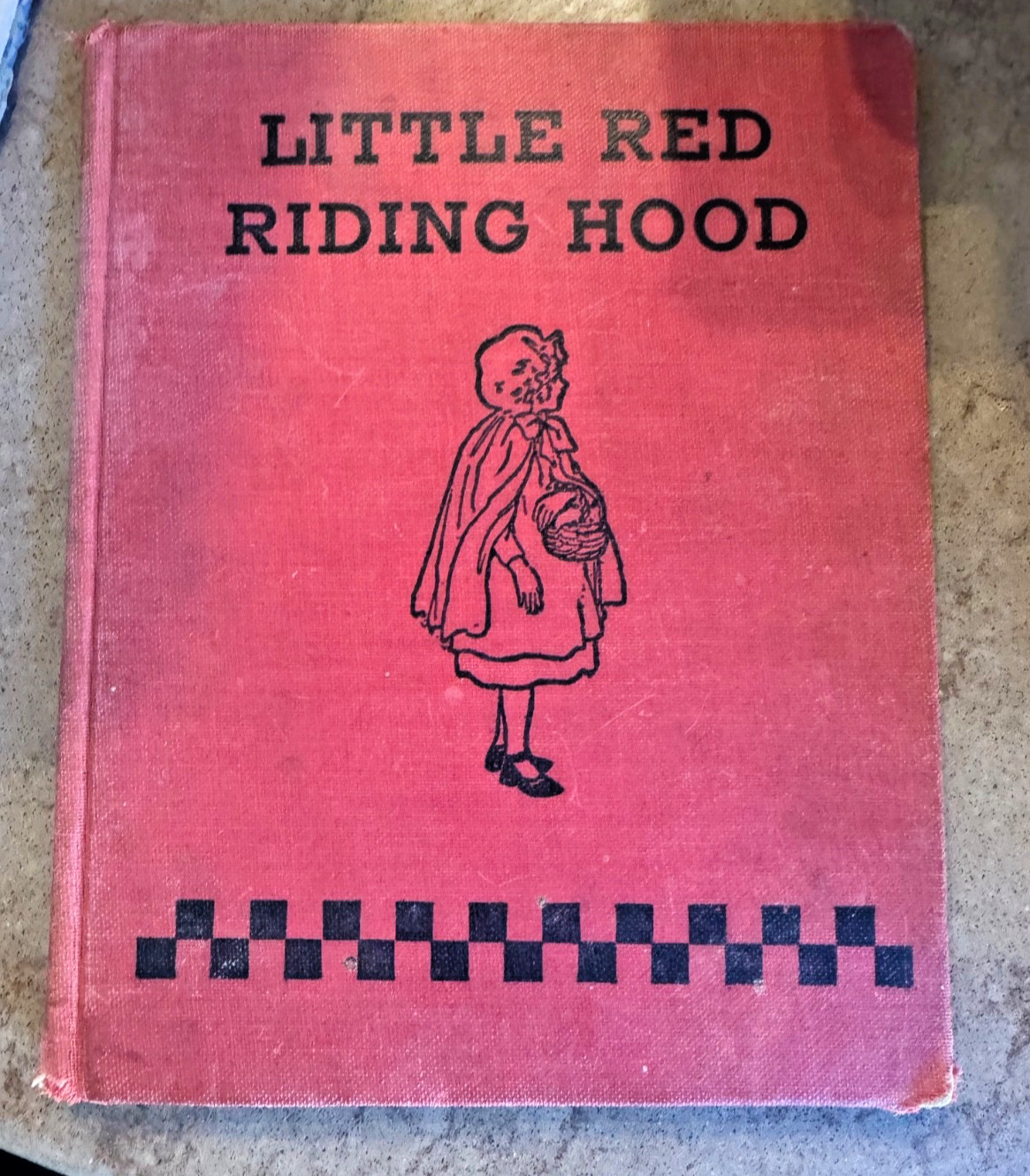Vintage Little Red Riding Hood Book c. 1921
