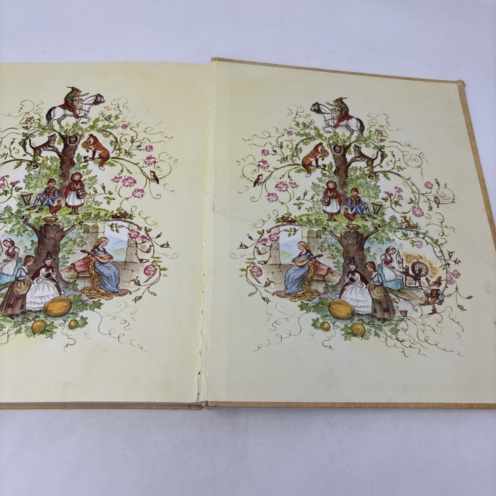 The Tasha Tudor Book Of Fairy Tales Hardcover Vintage 1969