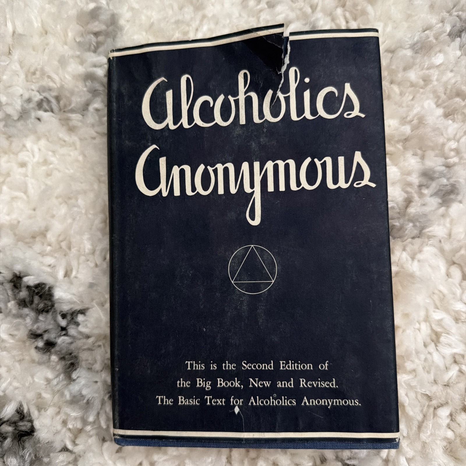 ALCOHOLICS ANONYMOUS 2nd Edition, 7th Printing 1965, Dust Jacket Read ….
