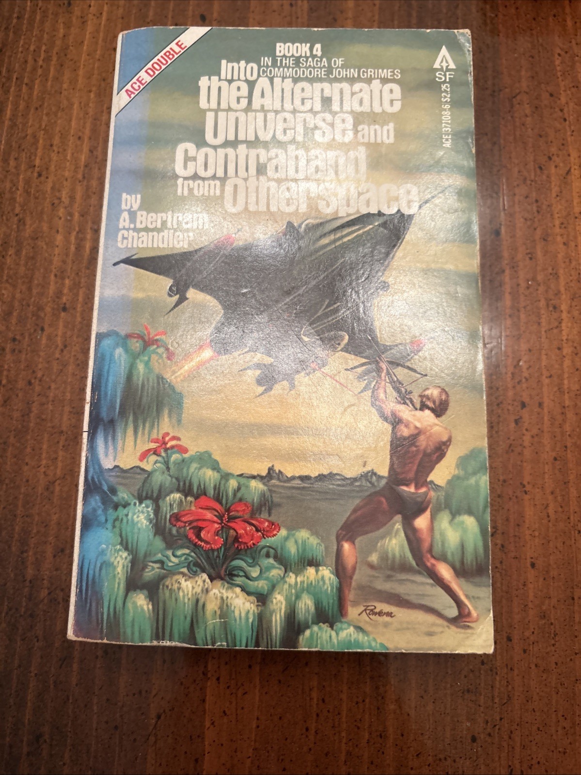 A. Bertram Chandler Paperback Science Fiction Fantasy Lot of 4 books-vintage