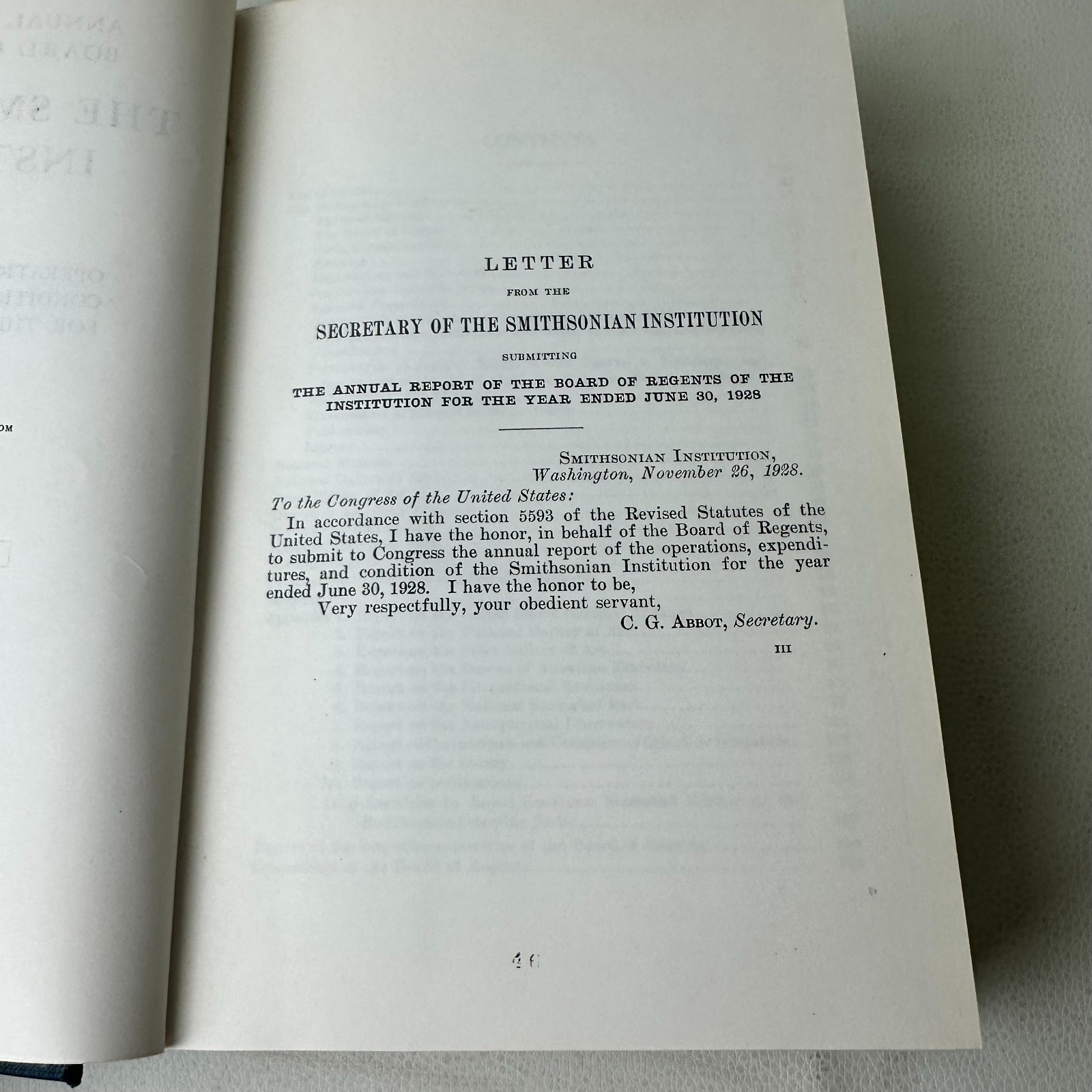 The Smithsonian Institution X Library Reprint Edition 1929 Hardcover Book VTG