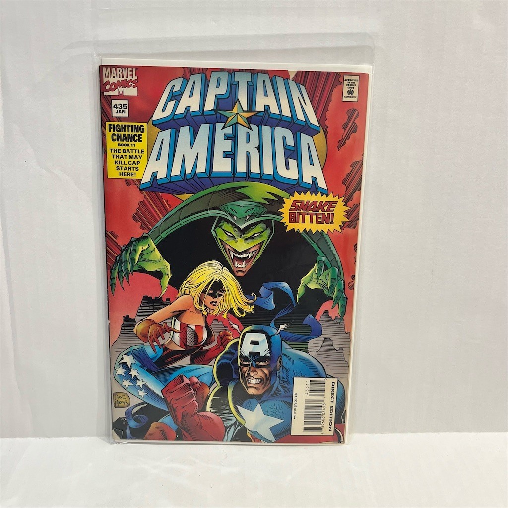 Captain America #435 Marvel Comics Jan Fighting Chance Pt 11 Newsstand