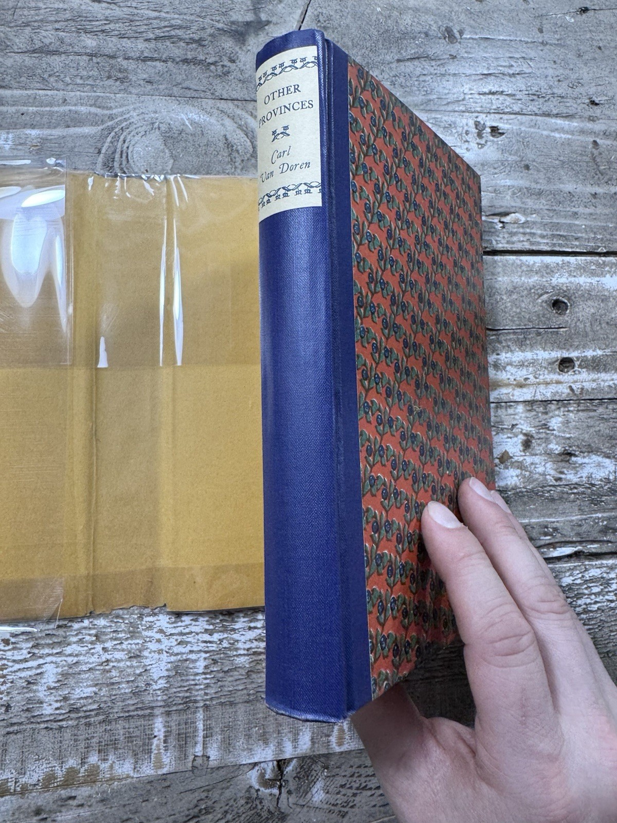 1925 Antique Literary Criticism “Other Provinces” Van Doren, Dust Jacket