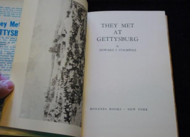 They Met at Gettysburg by Edward J Stackpole – 1956 1st Edition – HC Eagle Books