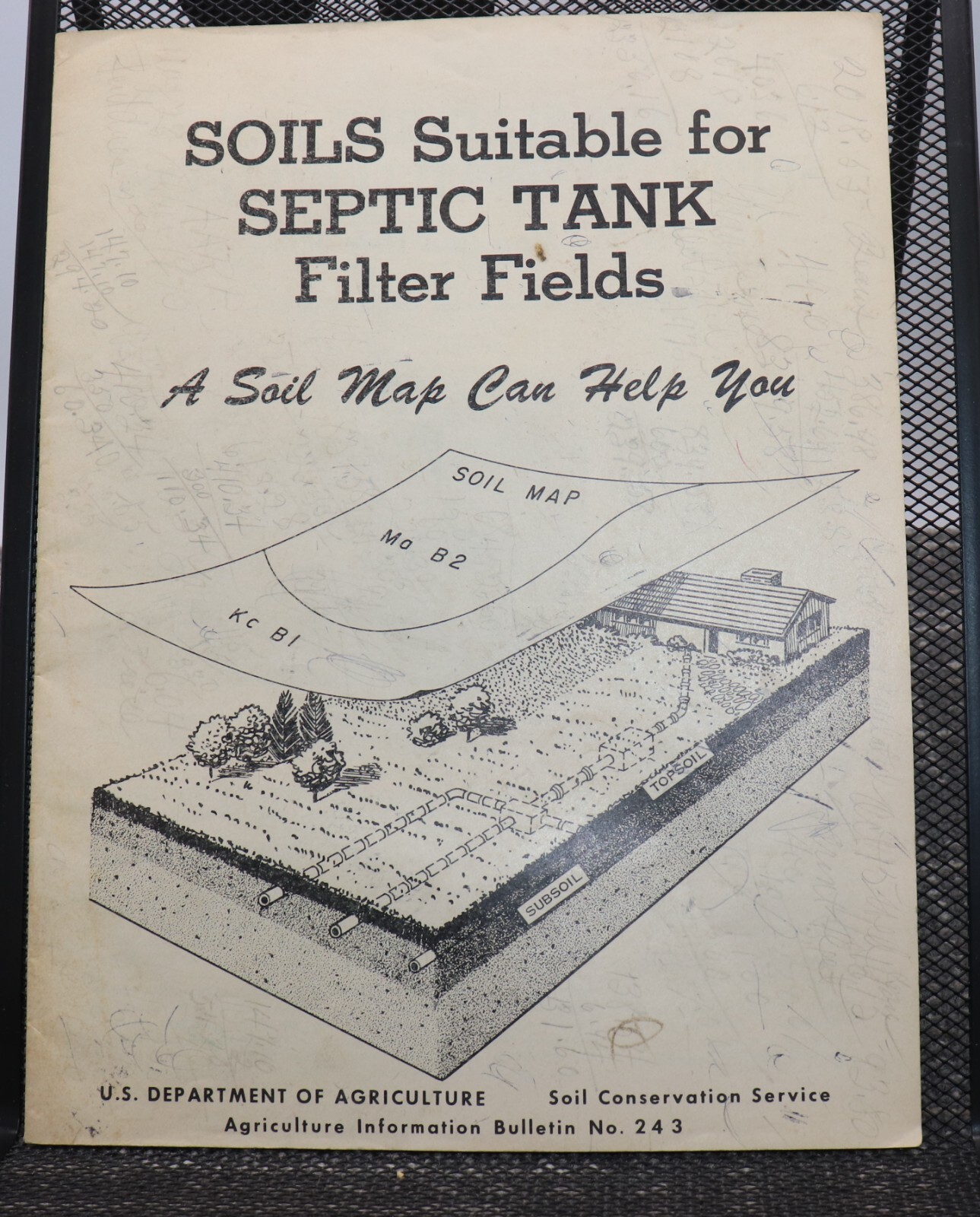Soils Suitable for Septic Tank Filter Fields US Dept of Agri 243 1967 READ
