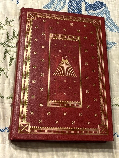 FRANKLIN LIBRARY Signed Ltd Edition – A God Against The Gods- Allen Drury 1981